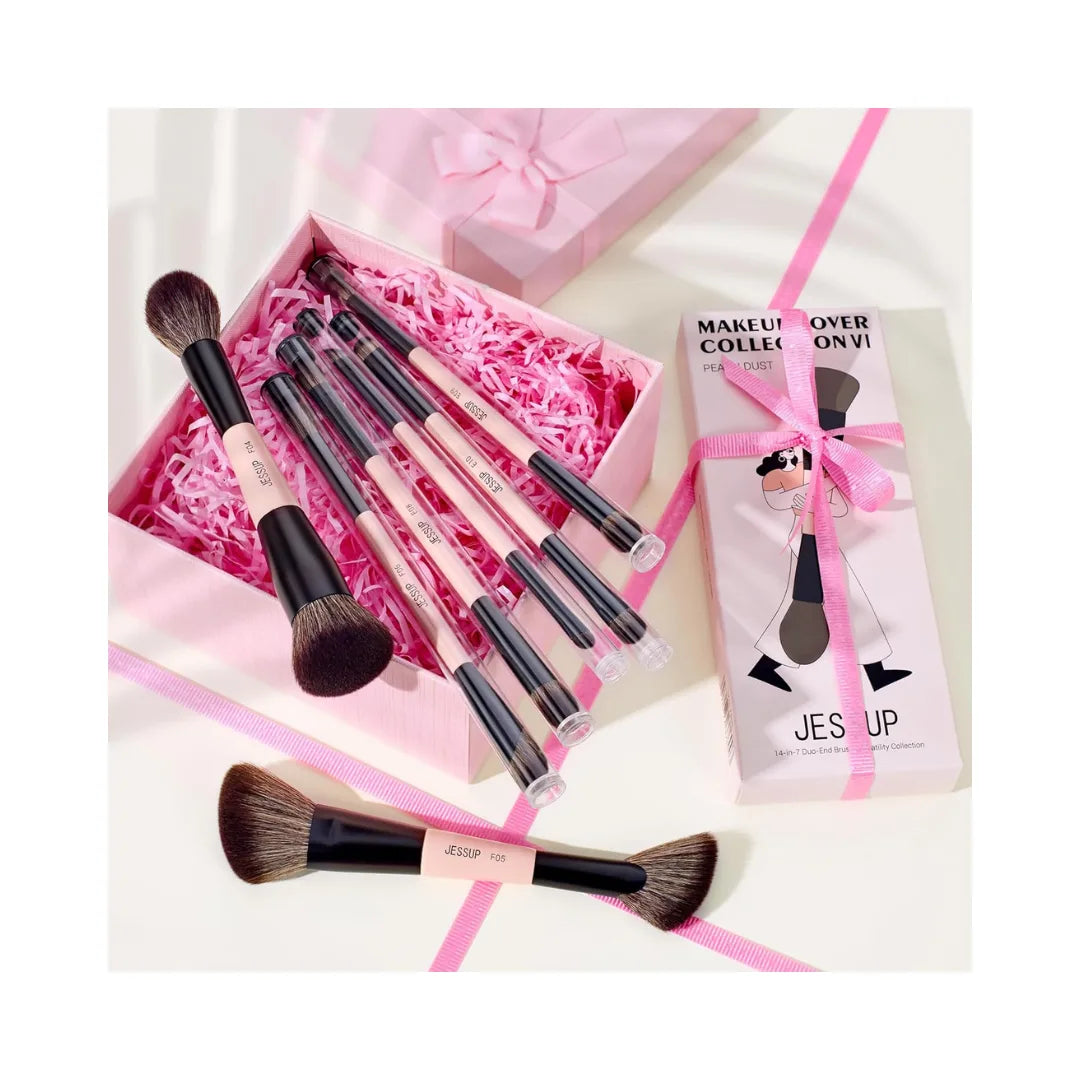 JESSUP 14-in-7 Double Sided T600 Makeup Brush Set