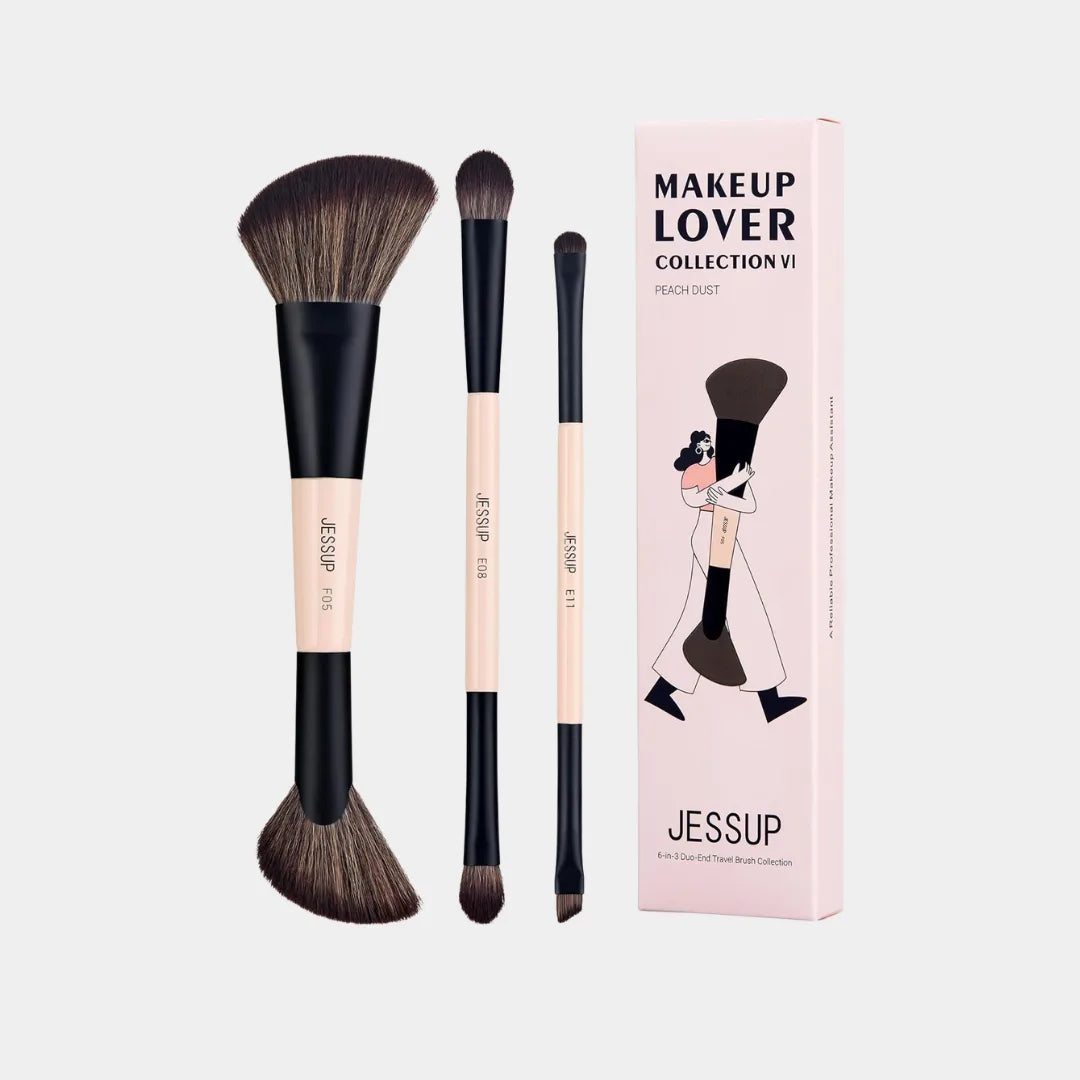 JESSUP 3PC Dual Ended T507 Makeup Brush Set