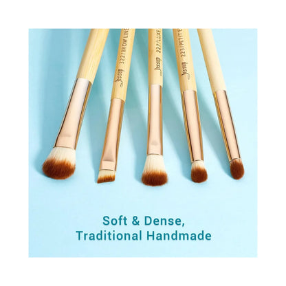 JESSUP 15Pcs Bamboo Eyes Brushes Set T137