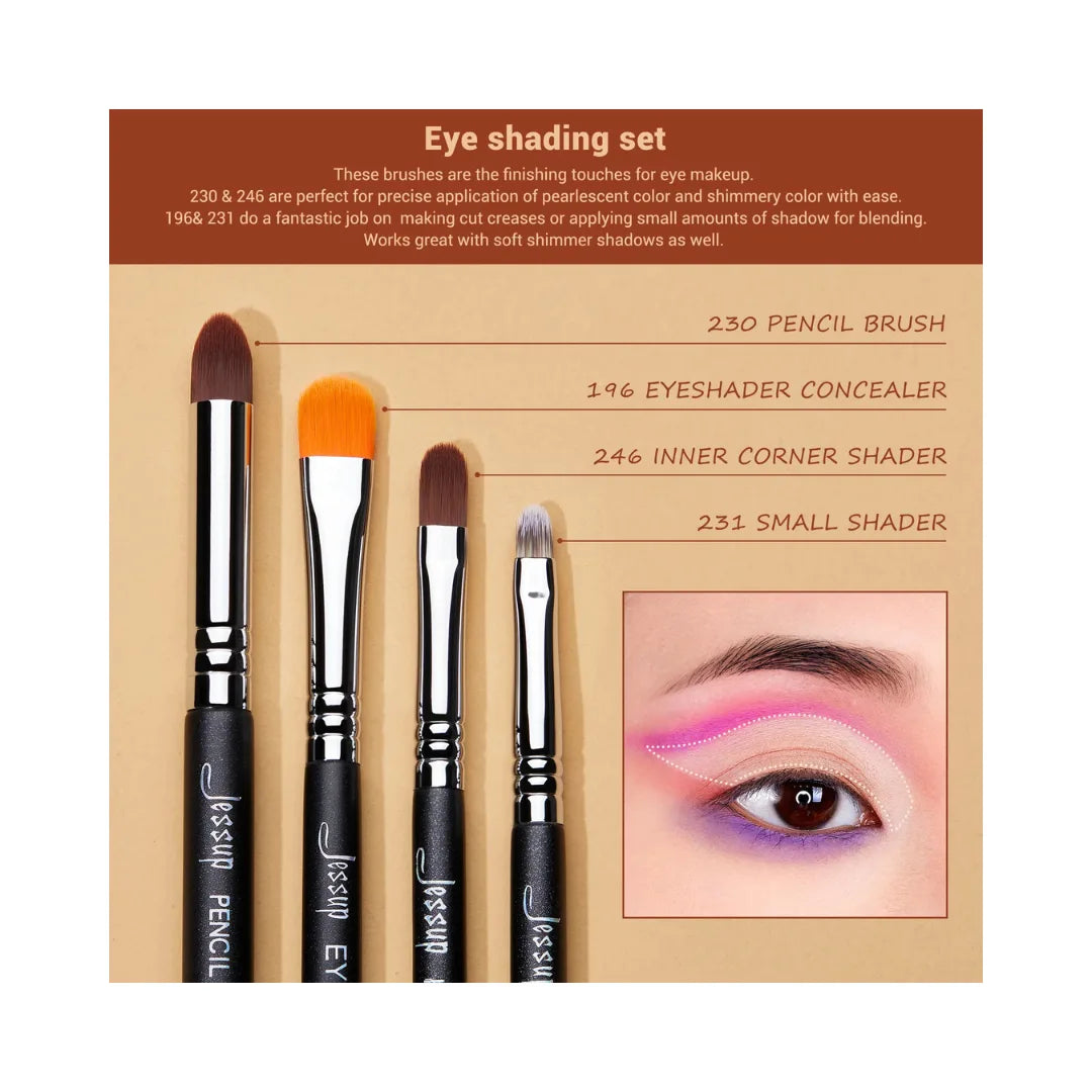 JESSUP PRO Eyeshadow Brush Set 12pcs T339