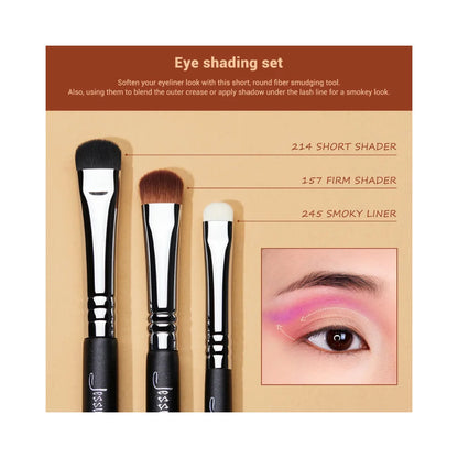 JESSUP PRO Eyeshadow Brush Set 12pcs T339