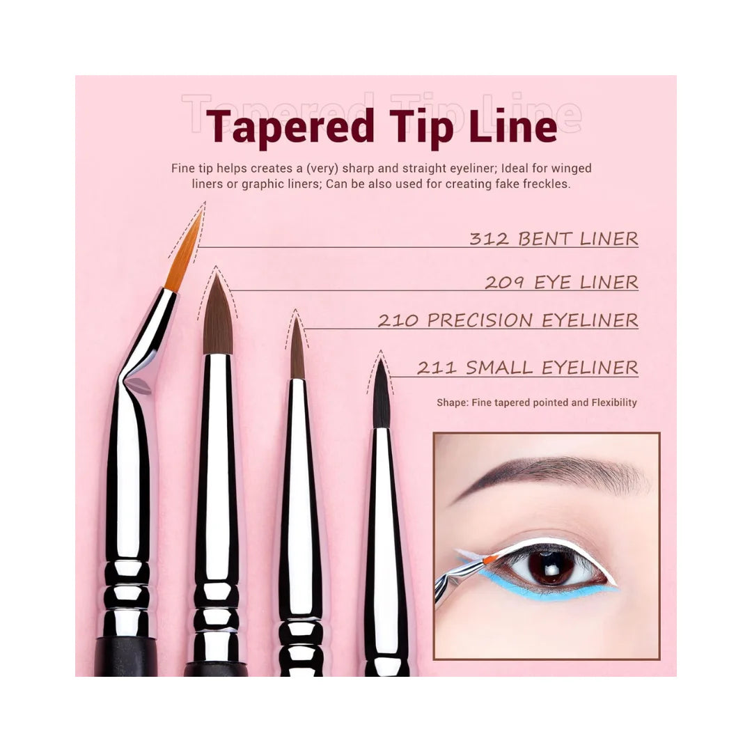 JESSUP Eyeliner Brush Set 11pcs T324