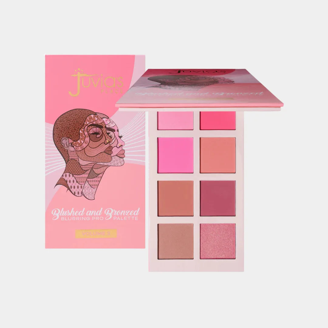 JUVIA'S PLACE Blushed and Bronzed Blurring pro palettes -  Volume 2