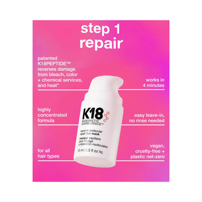 K18 BIOMIMETIC HAIRSCIENCE Healthy Volume Minis