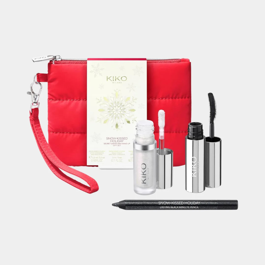 KIKO MILANO Snow-Kissed Holiday Secret Santa Mini Make Up Set