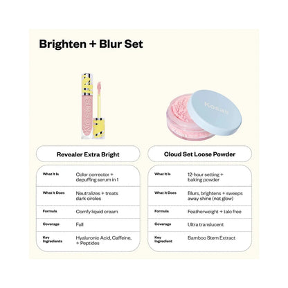 KOSAS Brighten & Blur Set