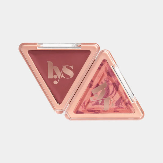 LYS BEAUTY Higher Standard Cream and Powder Longwear Blush Duo