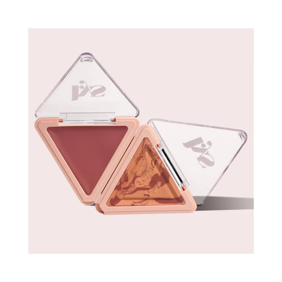 LYS BEAUTY Higher Standard Cream and Powder Longwear Blush Duo