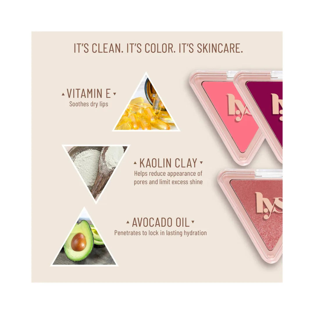 LYS BEAUTY Higher Standard 3pc Satin Matte Cream Blush Set