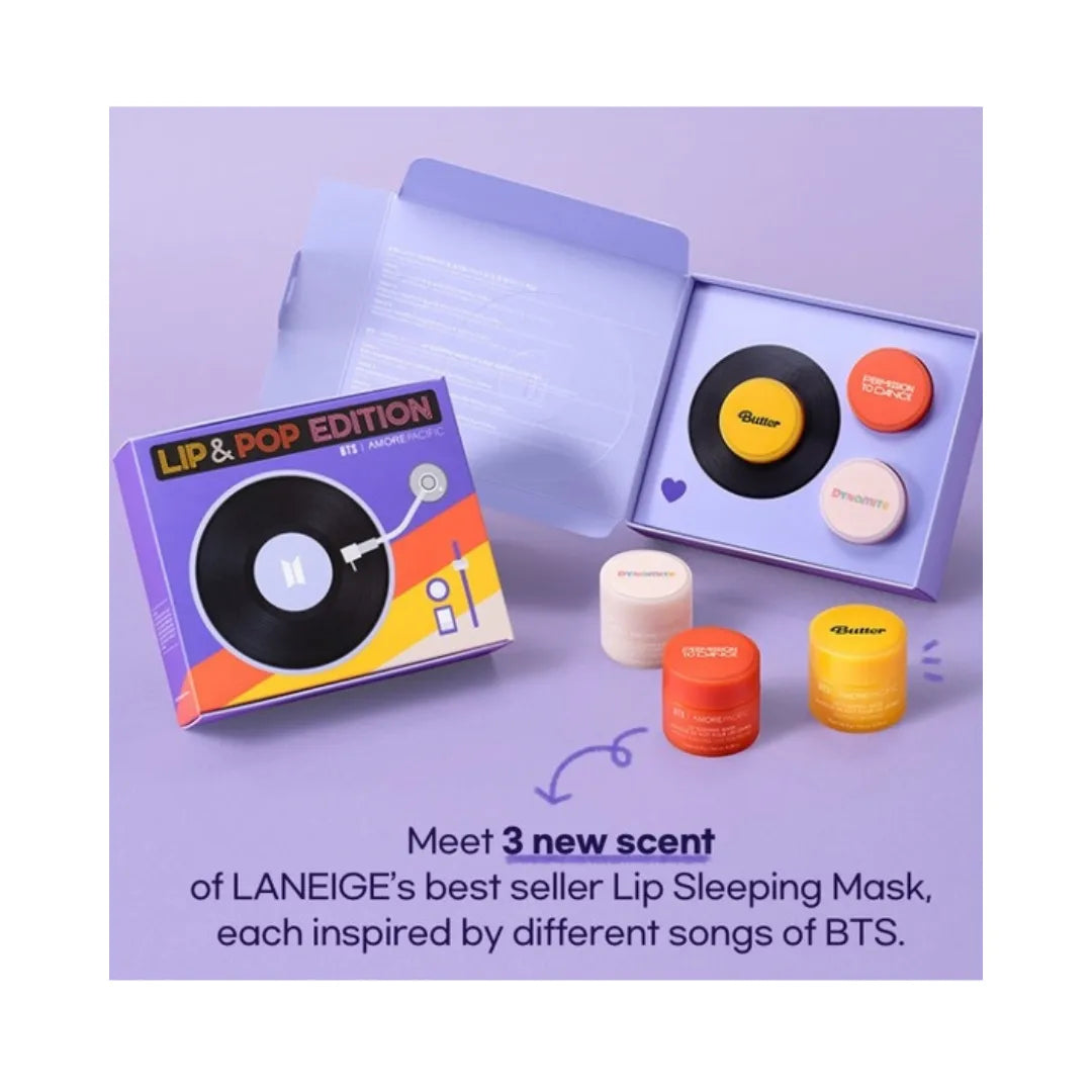 LANEIGE BTS Lip Sleeping Mask Lip & Pop Edition