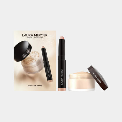 LAURA MERCIER Mini Artistry Icons Loose Powder and Eyeshadow Set