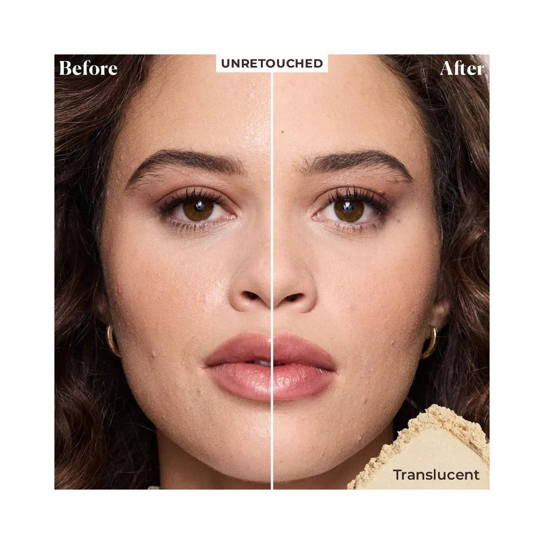 LAURA MERCIER  Indulgent Icons Ultra-Blur Translucent Loose Setting Powder & Velour Puff Set