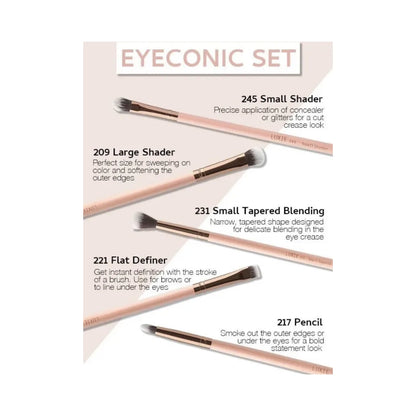 LUXIE BEAUTY Eyeconic Eye Set - Rose Gold