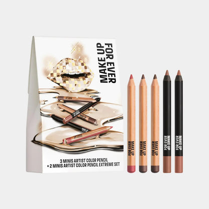 MAKE UP FOR EVER Mini Artist Color Pencil Original & Extreme Lip Liner Set