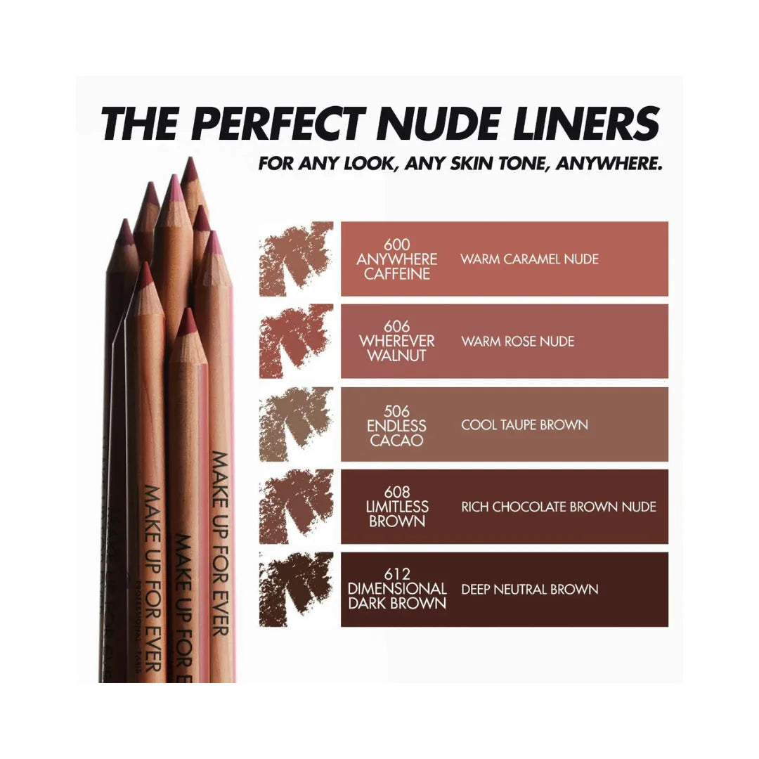 MAKE UP FOR EVER Artist Color Pencil Long-Lasting Lip Liner