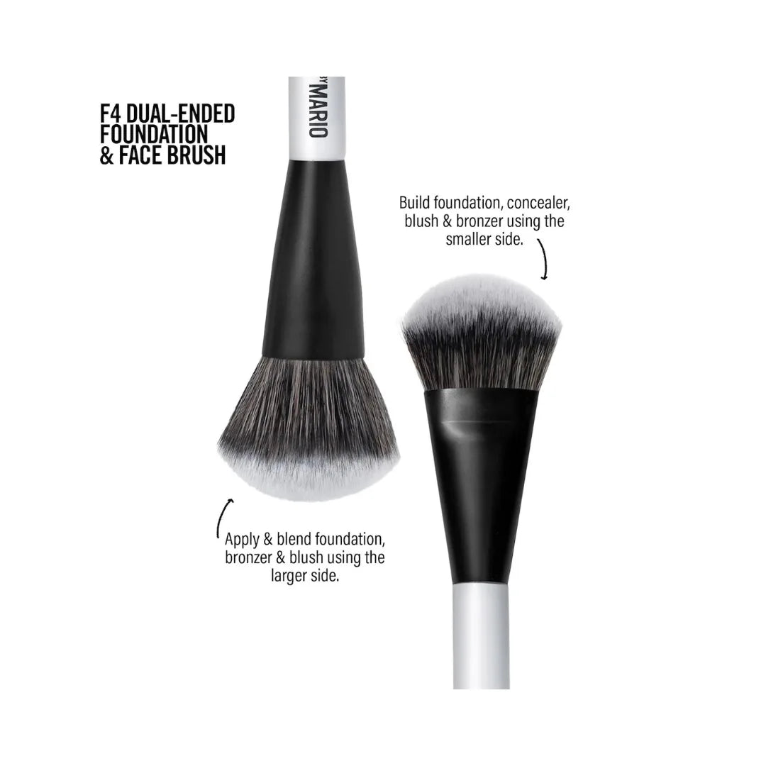 MAKEUP BY MARIO F4 Dual-Ended Foundation and Face Brush