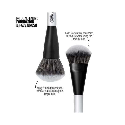 MAKEUP BY MARIO F4 Dual-Ended Foundation and Face Brush