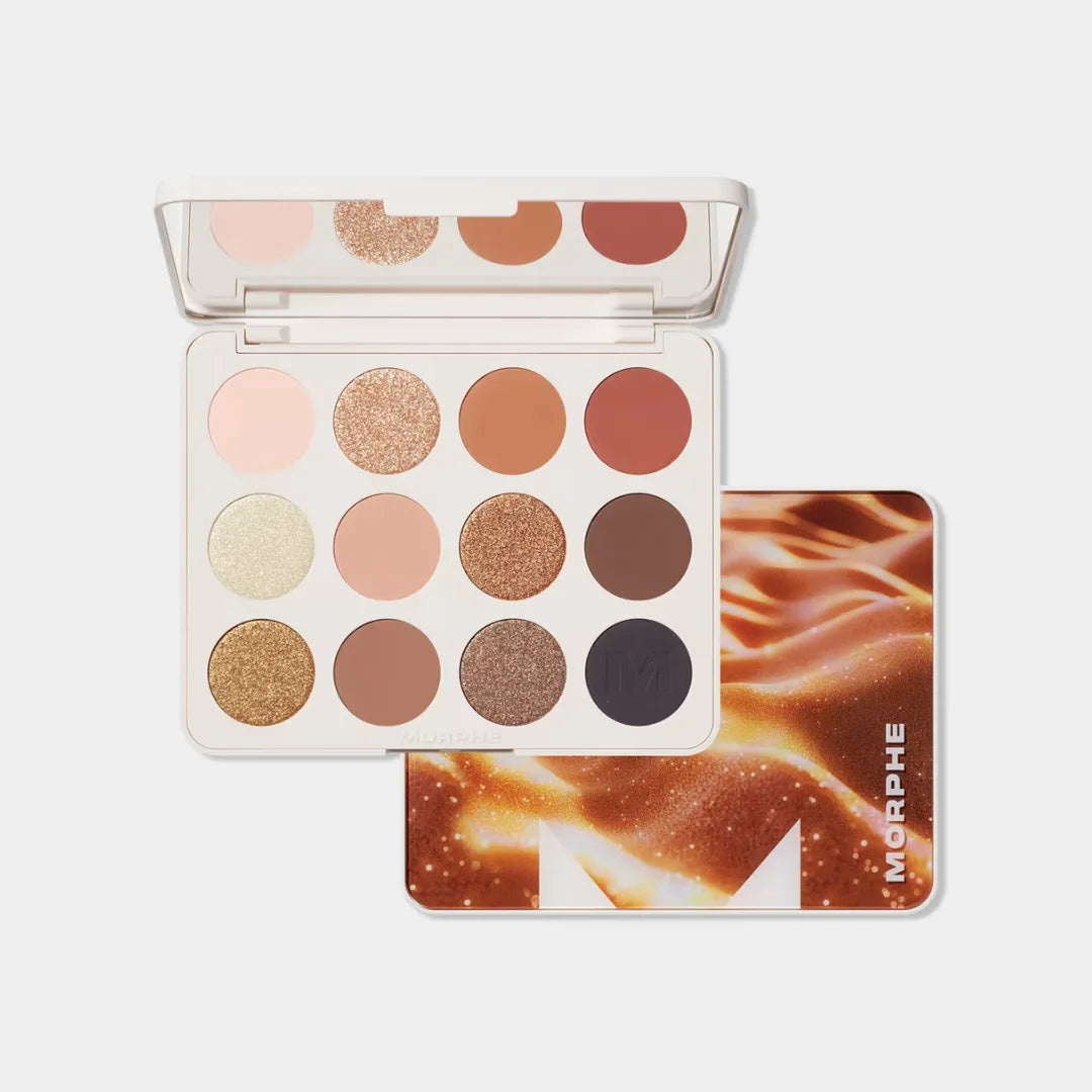 MORPHE ChromaPlus 12-Pan Eyeshadow Palette - Flickering Sands