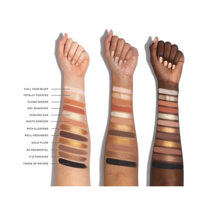 MORPHE ChromaPlus 12-Pan Eyeshadow Palette - Flickering Sands