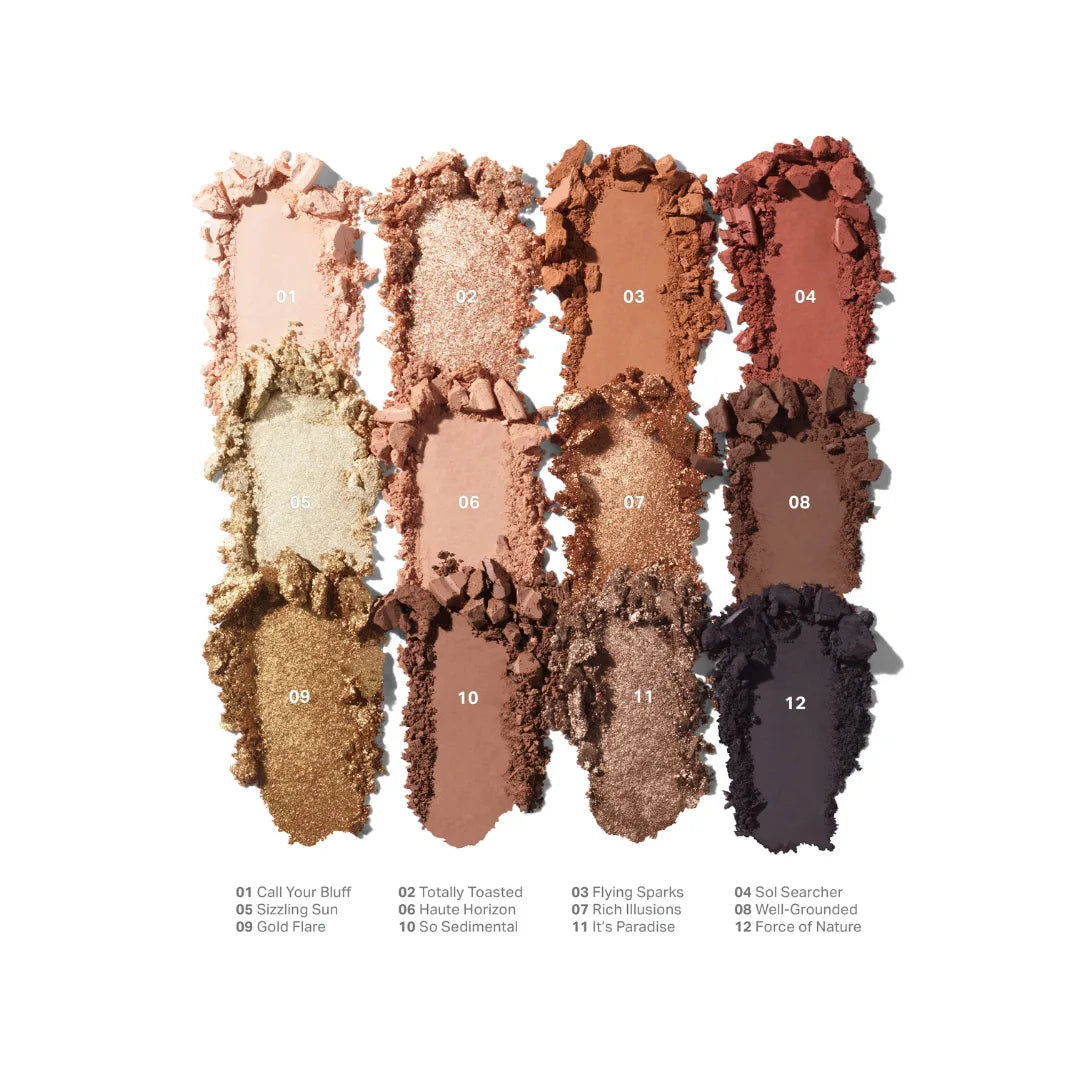 MORPHE ChromaPlus 12-Pan Eyeshadow Palette - Flickering Sands