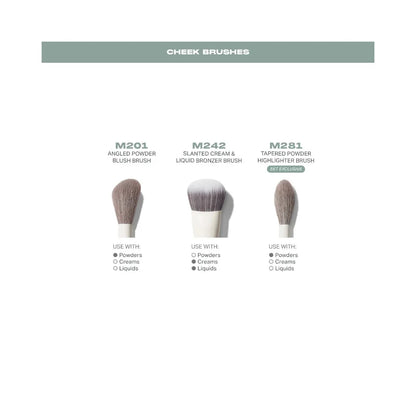 MORPHE Ready, Set, Pro 16-Piece Face & Eye Brush Set