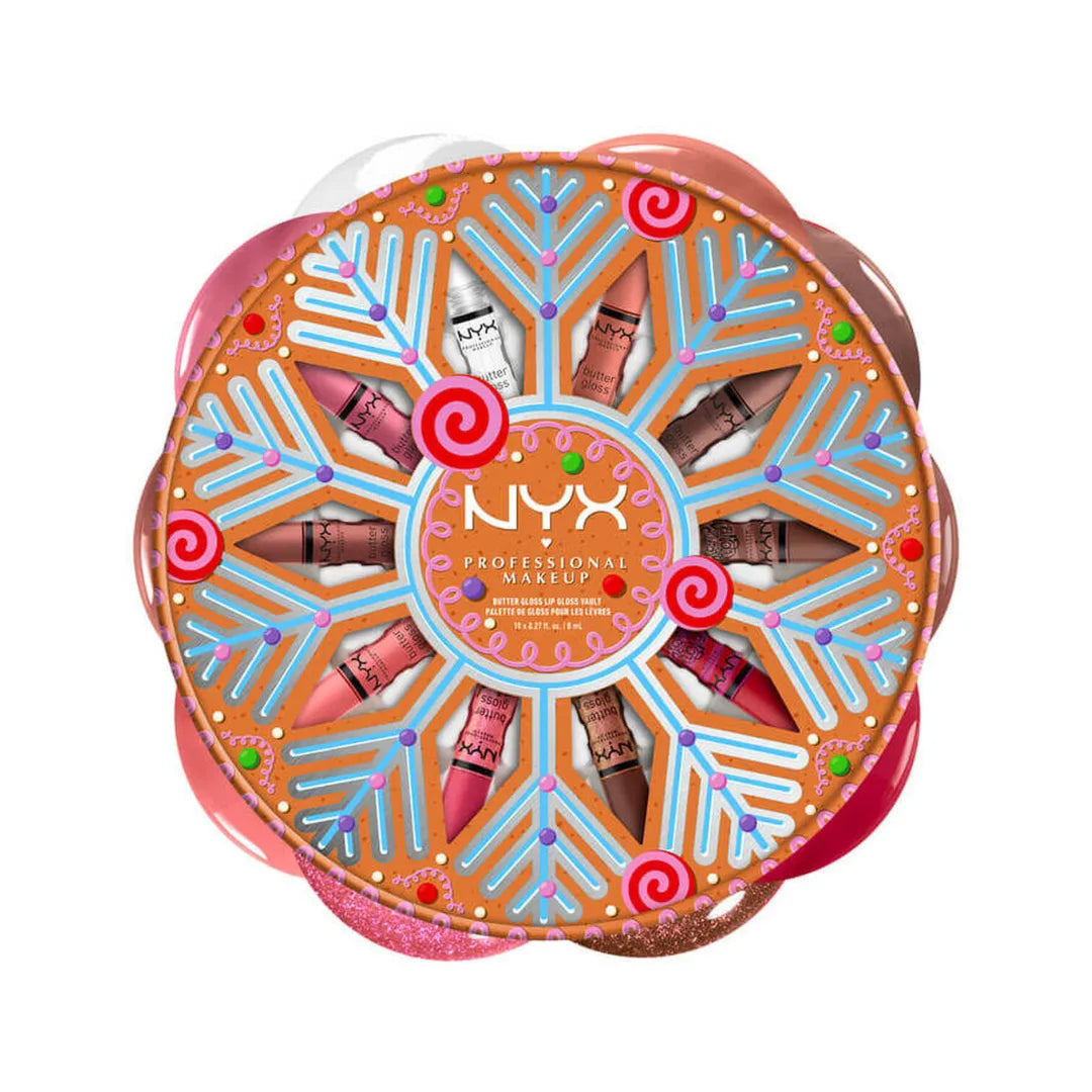 NYX PROFESSIONAL MAKEUP 10-Pc. Holiday Butter Gloss Vault Gift Set
