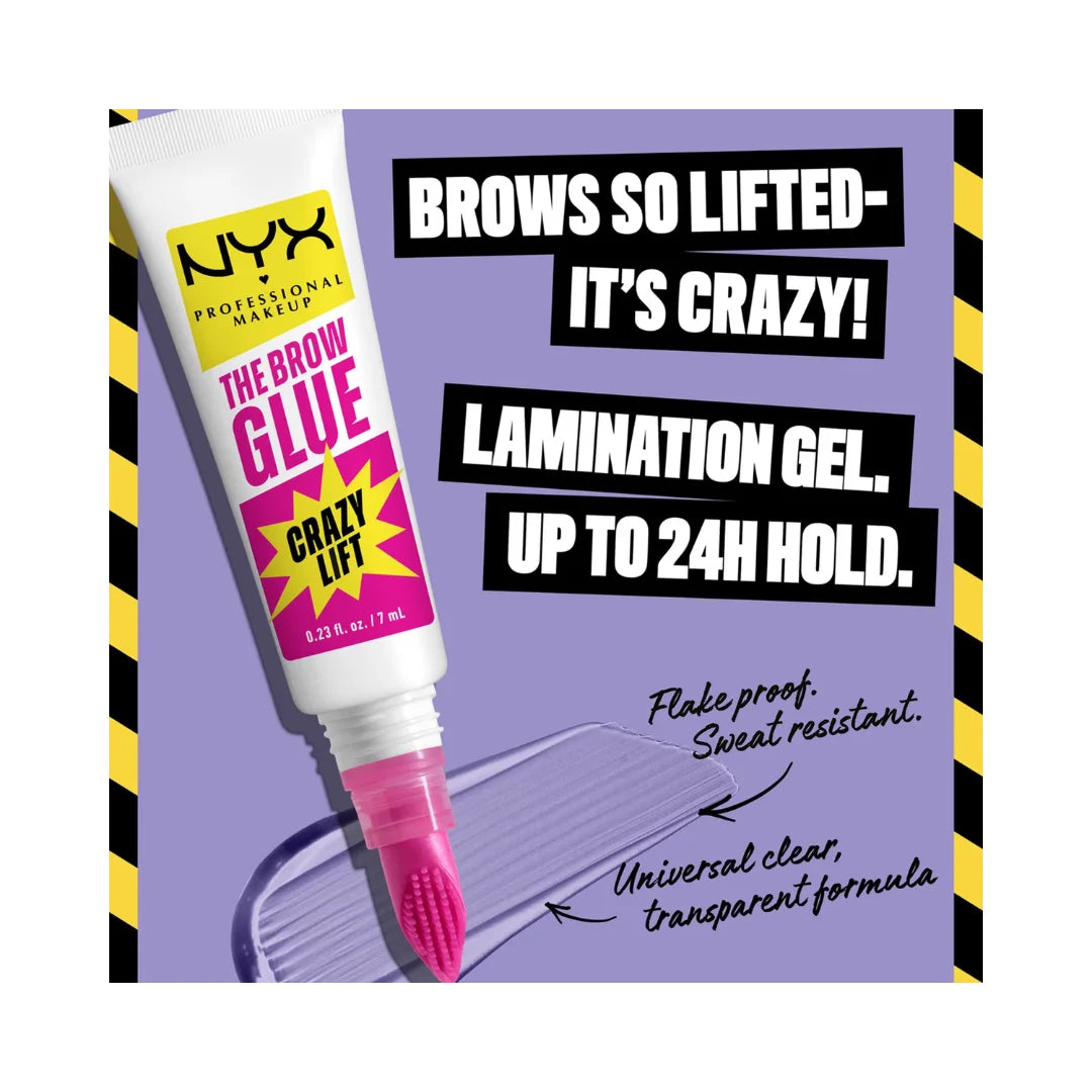 NYX PREOFESSIONAL MAKEUP The Brow Glue Crazy Lift Brow Lamination Gel