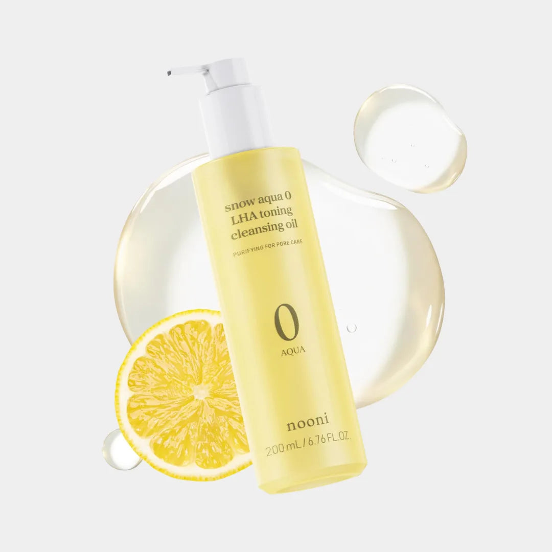 NOONI Snow Aqua Zero LHA Toning Cleansing Oil