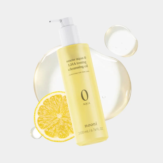 NOONI Snow Aqua Zero LHA Toning Cleansing Oil