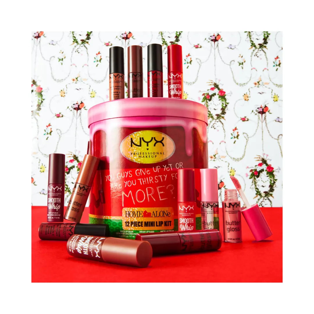 NYX PROFESSIONAL MAKEUP Home Alone 12 Piece Mini Lip Kit