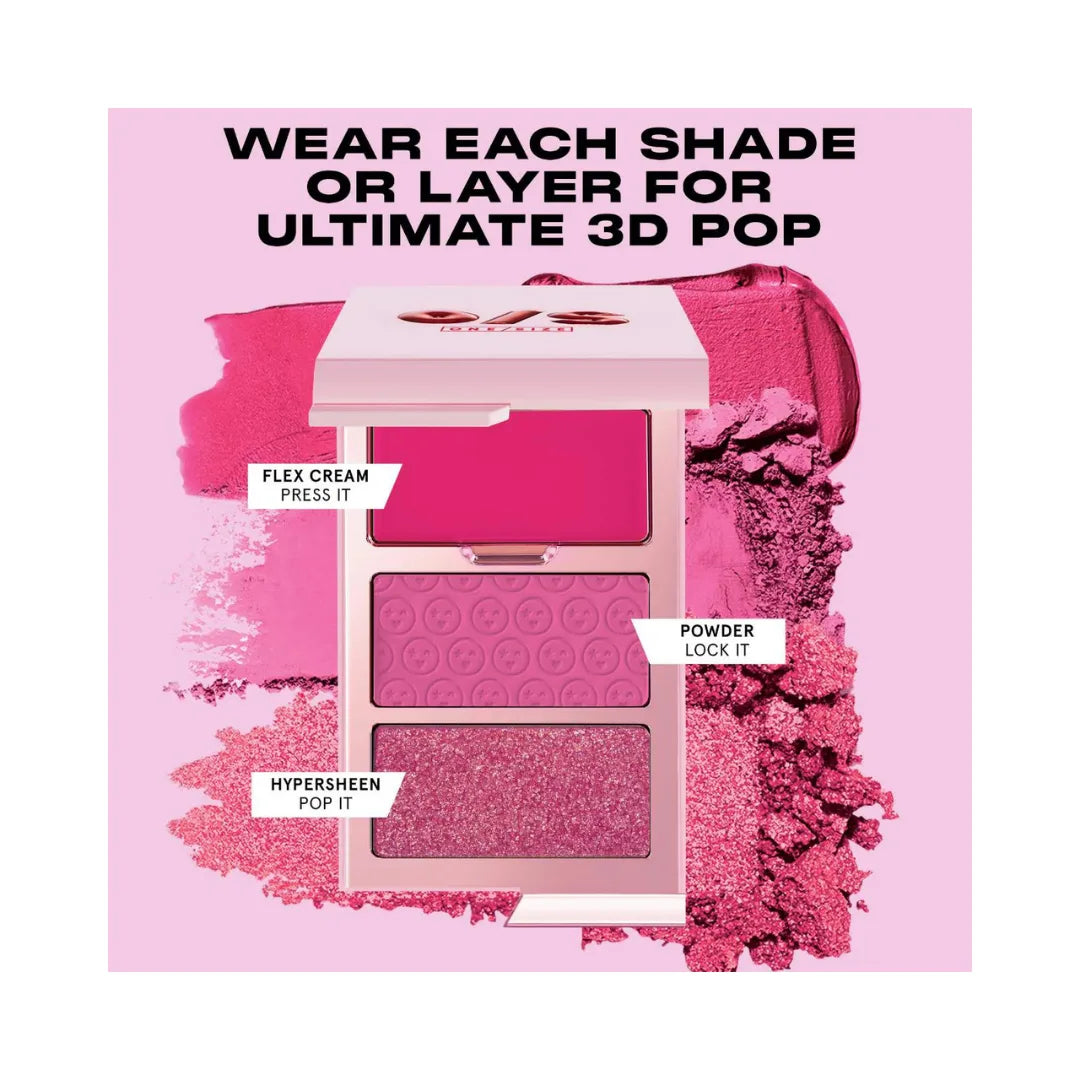 ONE/SIZE Cheek Clapper 3D Blush Trio Palette