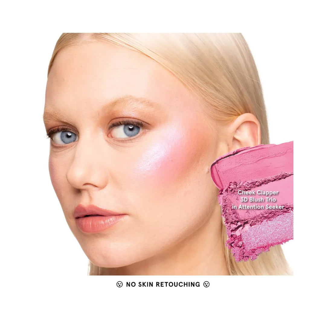 ONE/SIZE Cheek Clapper 3D Blush Trio Palette