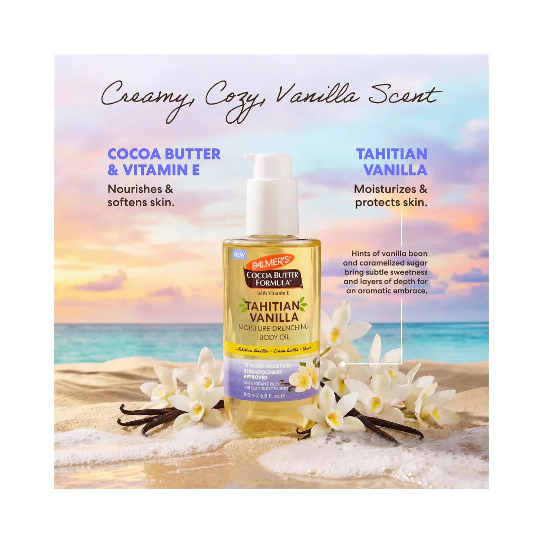 PALMER'S Tahitian Vanilla Moisture Drenching Body Oil