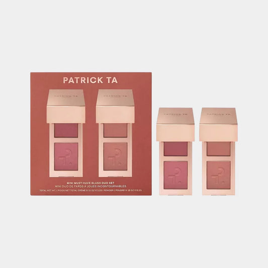 PATRICK TA Mini Must-Have Major Headlines Double-Take Creme & Powder Blush Duo Set