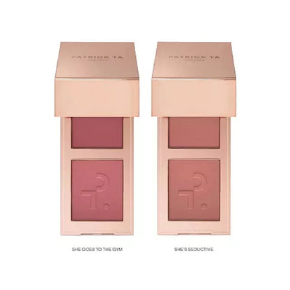 PATRICK TA Mini Must-Have Major Headlines Double-Take Creme & Powder Blush Duo Set