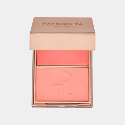 PATRICK TA Major Headlines Double-Take Crème & Powder Blush Duo - Soft Launch