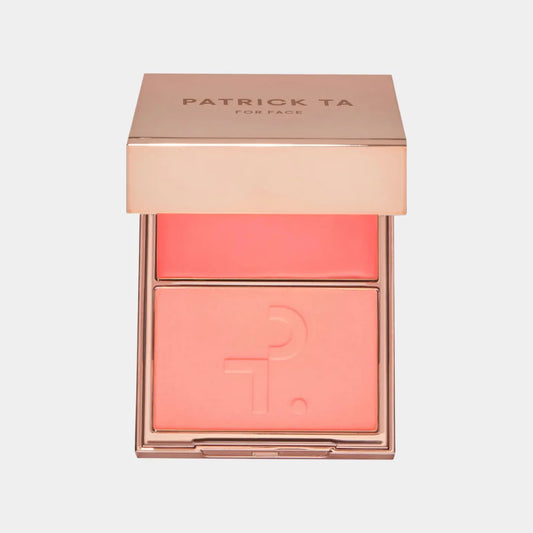 PATRICK TA Major Headlines Double-Take Crème & Powder Blush Duo - Soft Launch