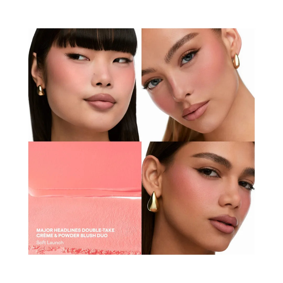 PATRICK TA Major Headlines Double-Take Crème & Powder Blush Duo - Soft Launch