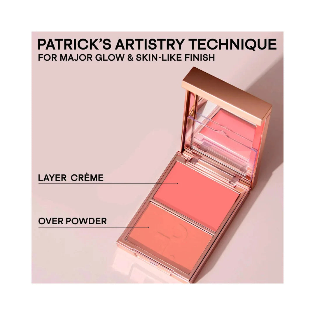 PATRICK TA Major Headlines Double-Take Crème & Powder Blush Duo - Soft Launch