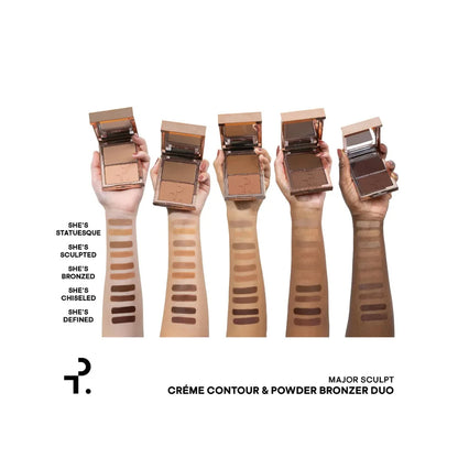 PATRICK TA Major Sculpt Crème Contour & Powder Bronzer Duo