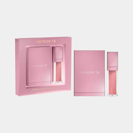 PATRICK TA Patrick's Glow and Gloss Set: Major Headlines Blush Duo and Lip Gloss Set