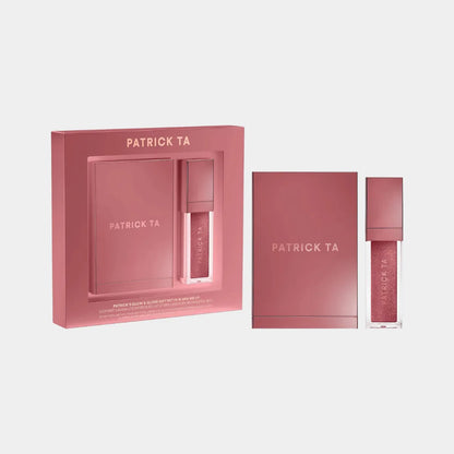 PATRICK TA Patrick's Glow and Gloss Set: Major Headlines Blush Duo and Lip Gloss Set
