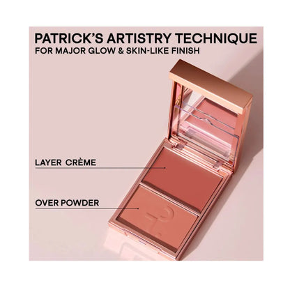 PATRICK TA Major Headlines Double-Take Crème & Powder Blush Duo