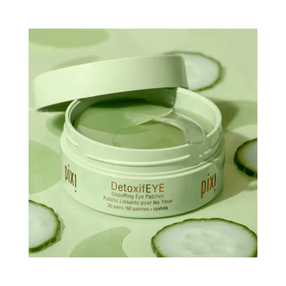 PIXI DetoxifEYE Depuffing Eye Patches with Caffeine and Cucumber