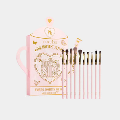 P.LOUISE COSMETICS Fancy A Sip 10-Piece Eye Brush Set
