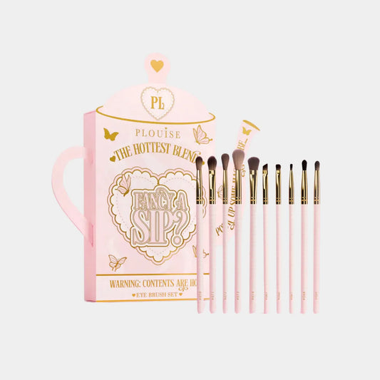 P.LOUISE COSMETICS Fancy A Sip 10-Piece Eye Brush Set