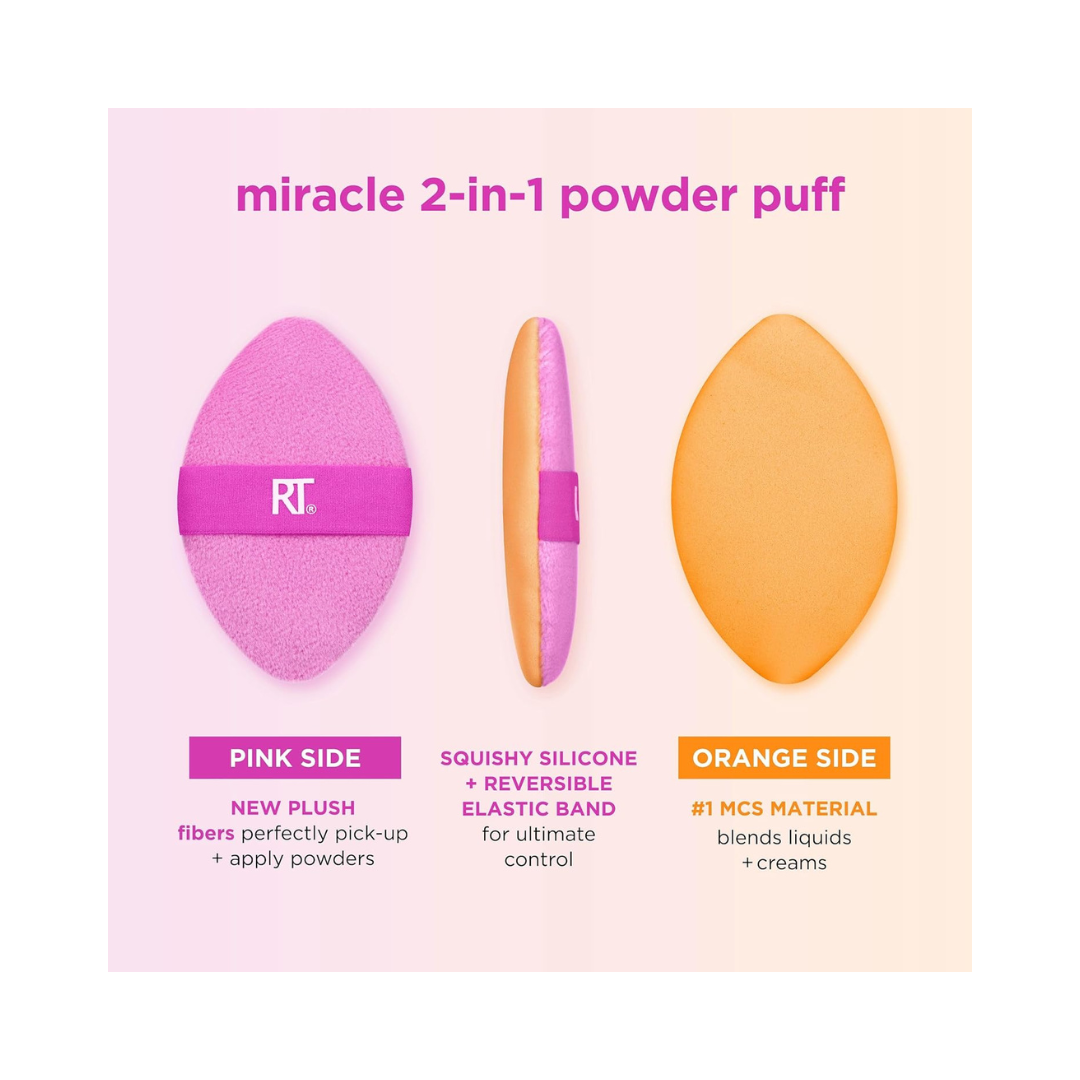 REAL TECHNIQUES Miracle 2-In-1 Powder Puff Duo