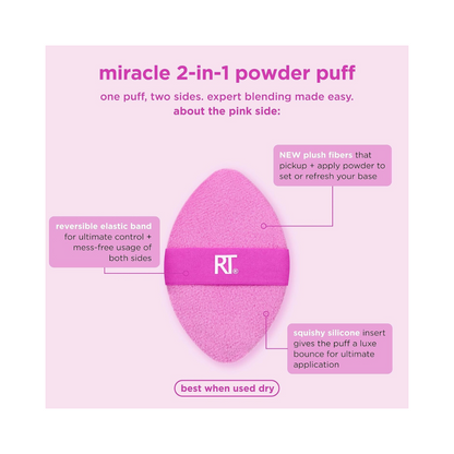 REAL TECHNIQUES Miracle 2-In-1 Powder Puff Duo