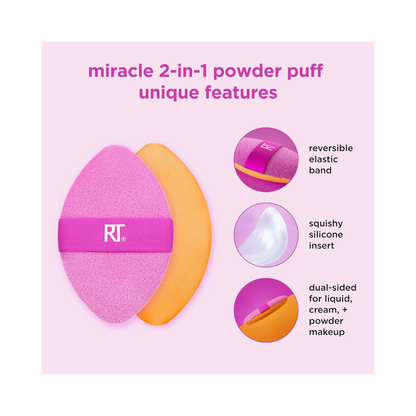 REAL TECHNIQUES Miracle 2-In-1 Powder Puff Duo