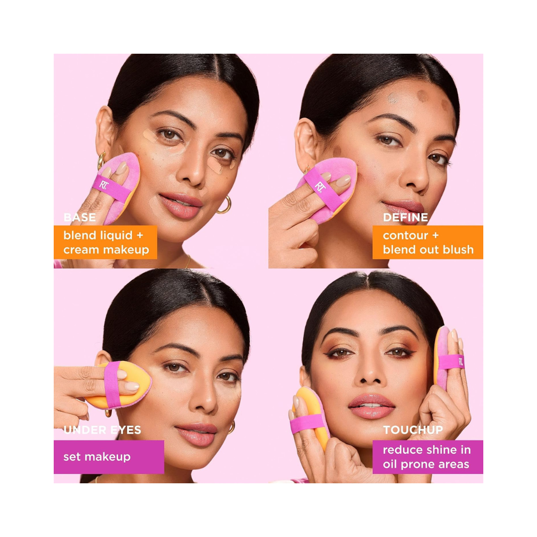 REAL TECHNIQUES Miracle 2-In-1 Powder Puff Duo